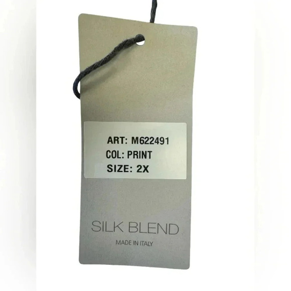 💥HOST PICK💥 Angela Moda NWT Dress 30% Silk Blue/Purple/ Green Size XXL. - Picture 11 of 11